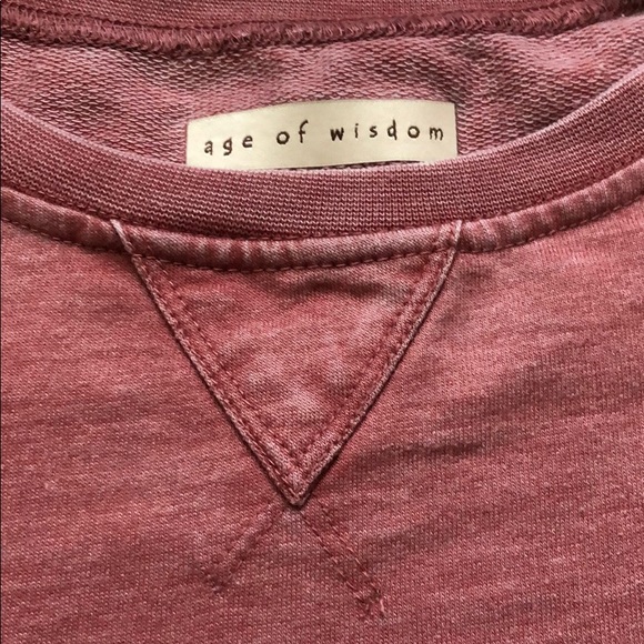 Heathered maroon t shirt - Picture 3 of 4